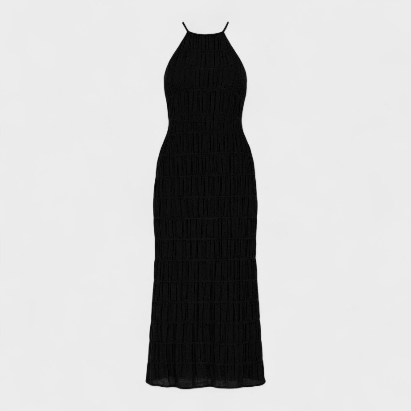 ADELINE - VESTIDO LARGO CON CUELLO HALTER