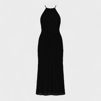 ADELINE - VESTIDO LARGO CON CUELLO HALTER