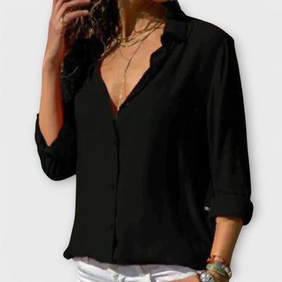 Elara - Blusa de Chiffon