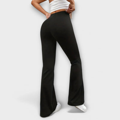Serena – Pantalón suelto con pierna acampanada