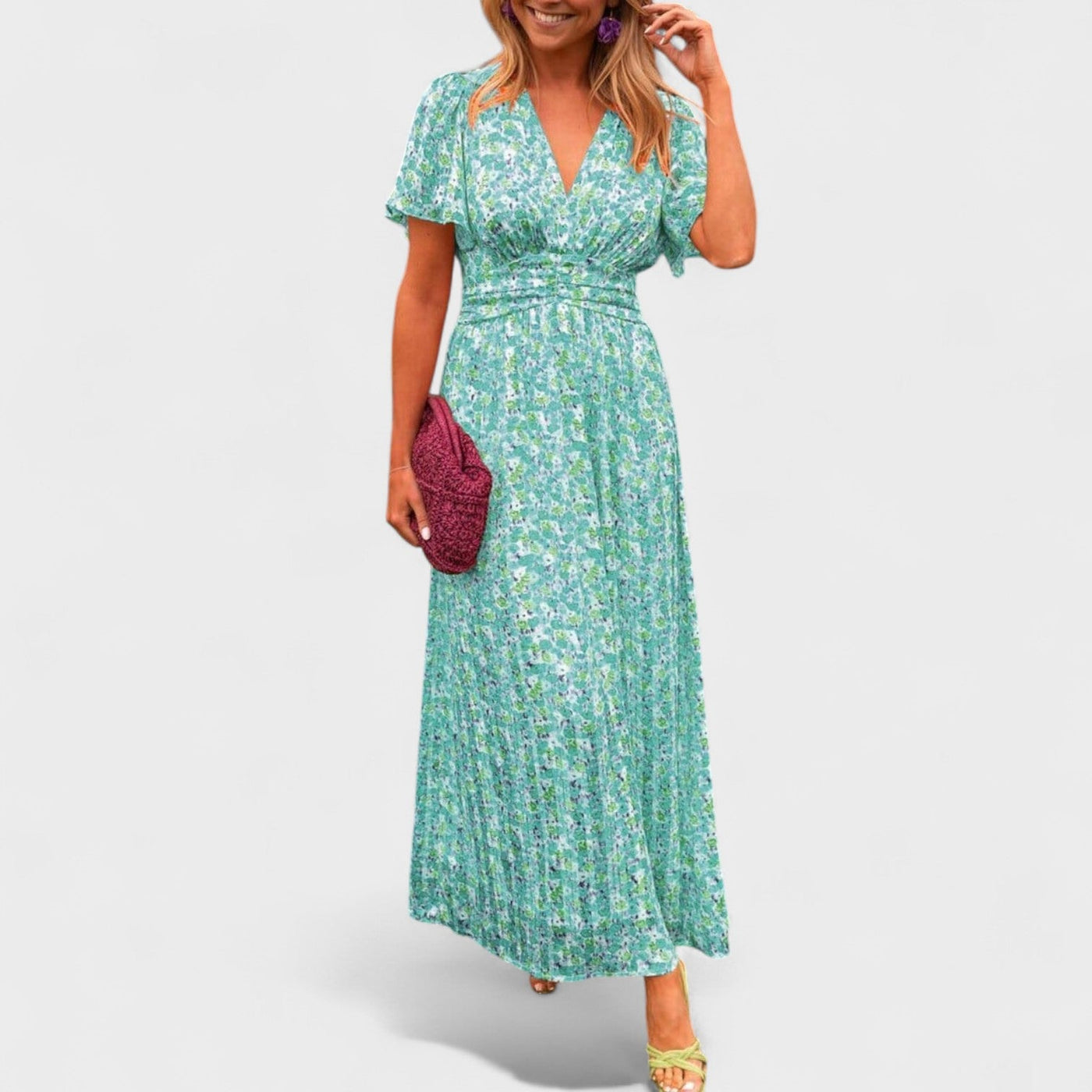 Sandra | Maxi vestido elegante con escote en V