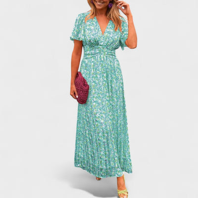 Sandra | Maxi vestido elegante con escote en V