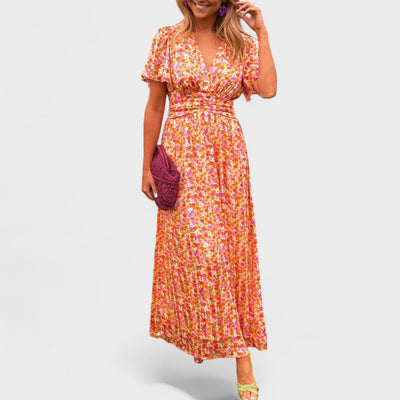 Sandra | Maxi vestido elegante con escote en V
